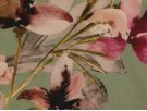 Printed Cotton Lawn Fabric - Ochid bloom